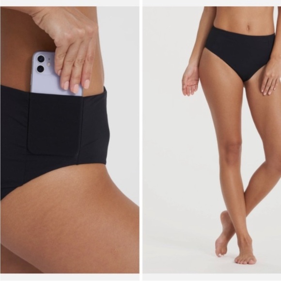 VUORI Dune Black Bikini bottom size XXLarge NWT - Picture 4 of 6